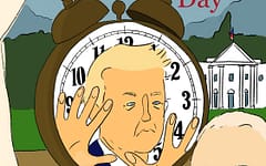 From Groundhog Day with Trump to a sentimental Joe Biden, here are this weeks cartoons.