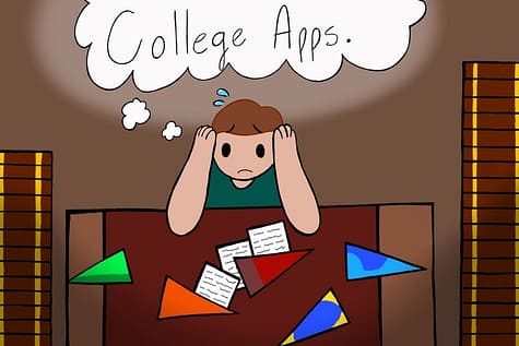Seniors applying to college may have a lot on their mind.