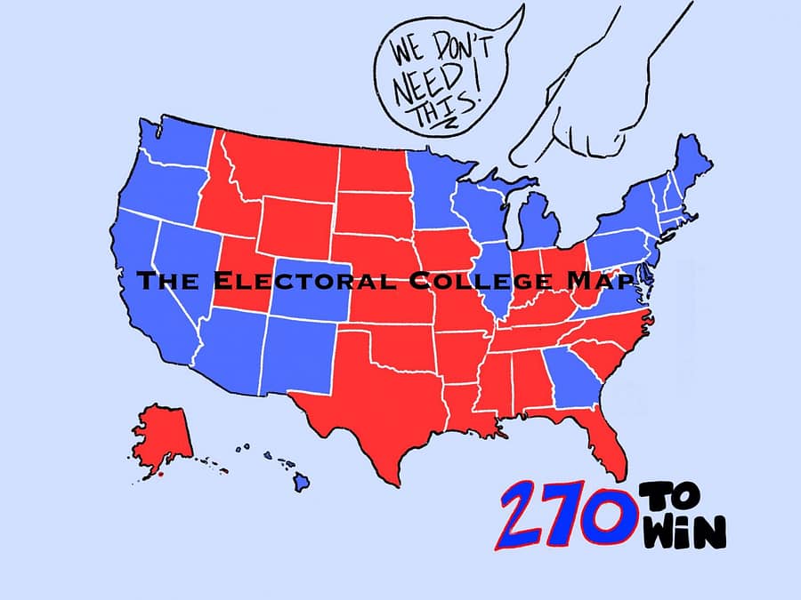 Many students believe that we do not need the Electoral College in a presidential election. 